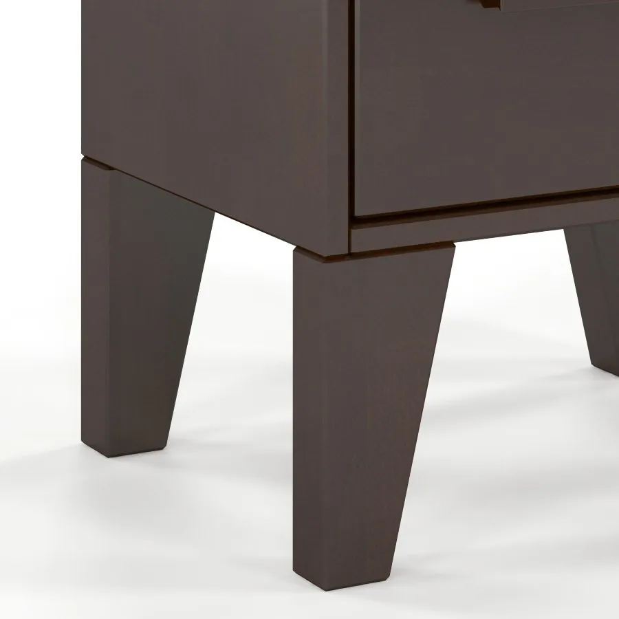 Table de nuit en bois wenge  haut de gamme collection AGA