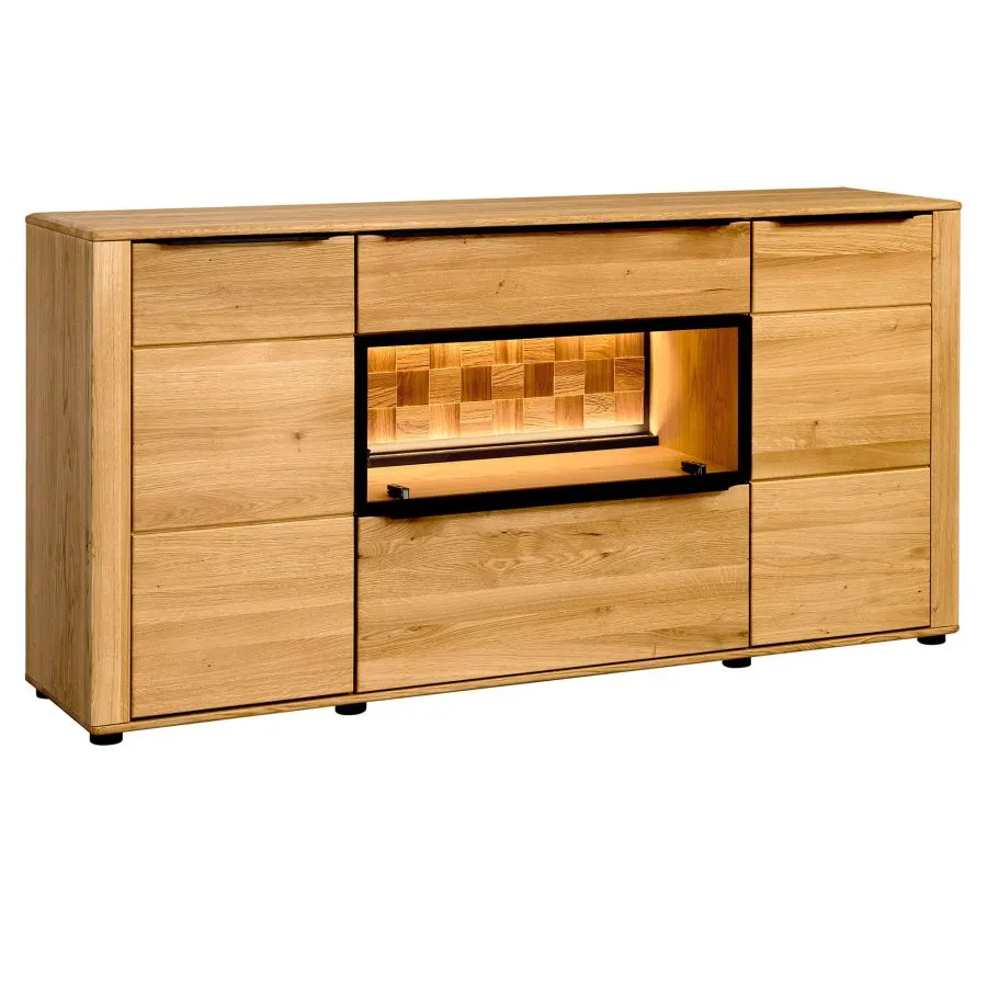 Buffet chêne avec LED collection Tivoli