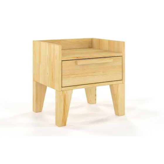 Chevet pin naturel couleur naturel 1 tiroir collection AGA