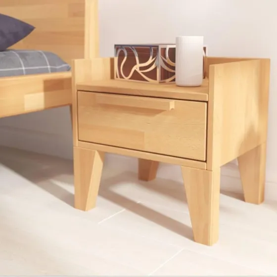 Chevet en bois pour lit bois massif collection AGA