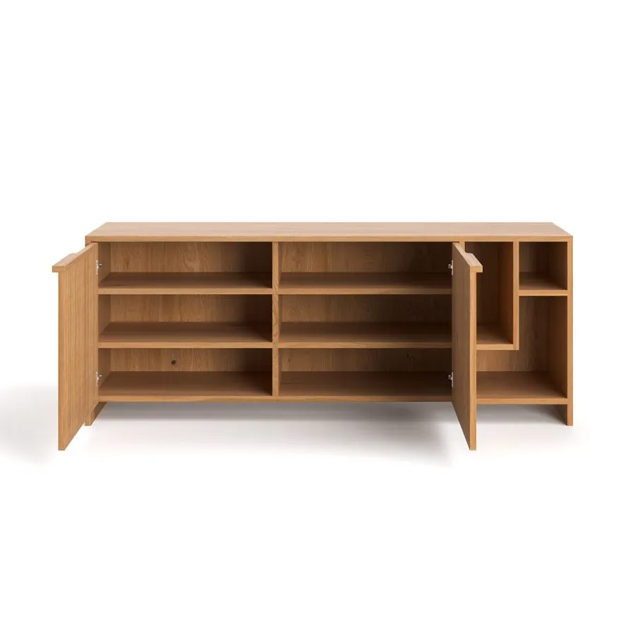Buffet chêne massif design 2 portes collection CONTI