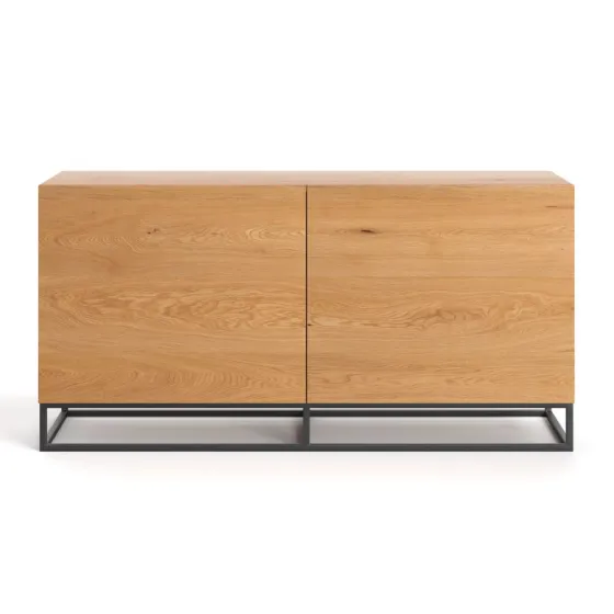Buffet chêne massif 2 portes collection Edge