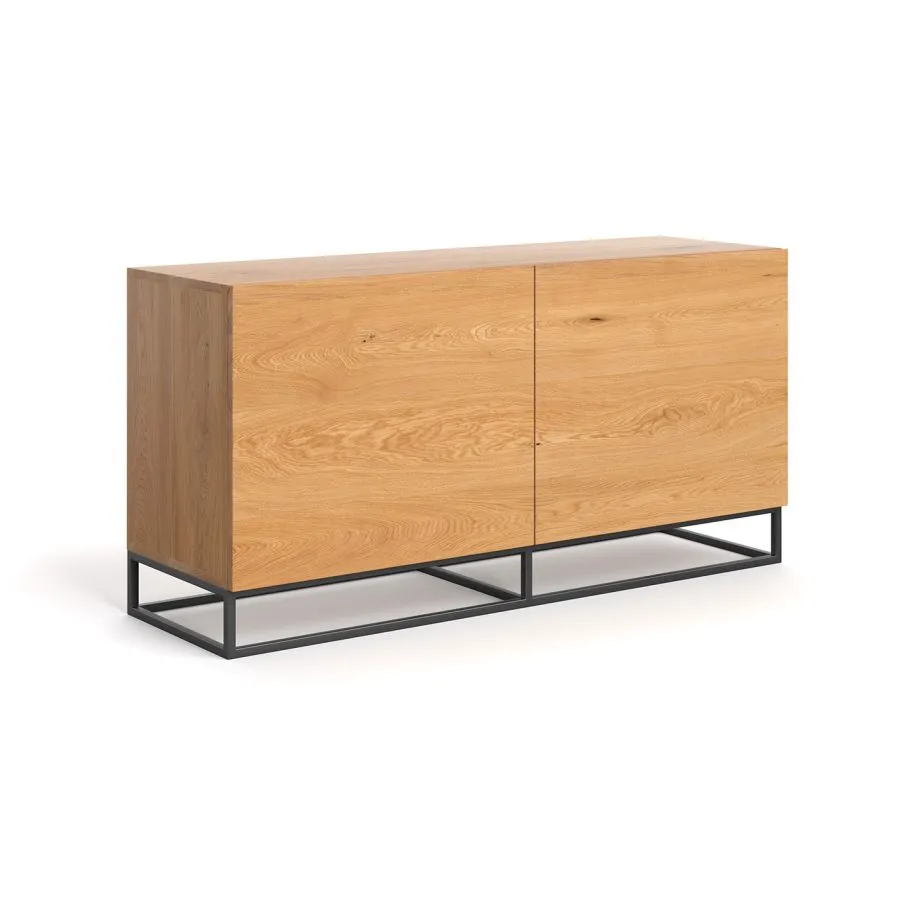 Buffet chêne massif design 2 portes collection Edge