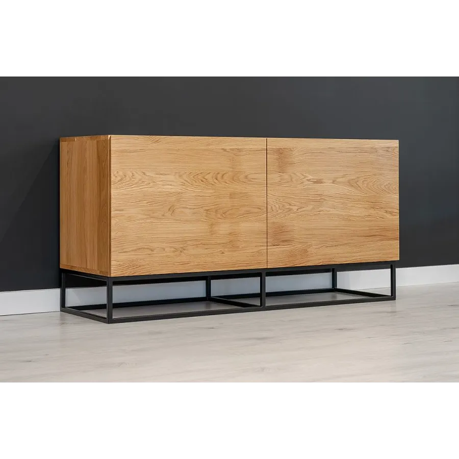 Buffet chêne naturel 2 portes Edge