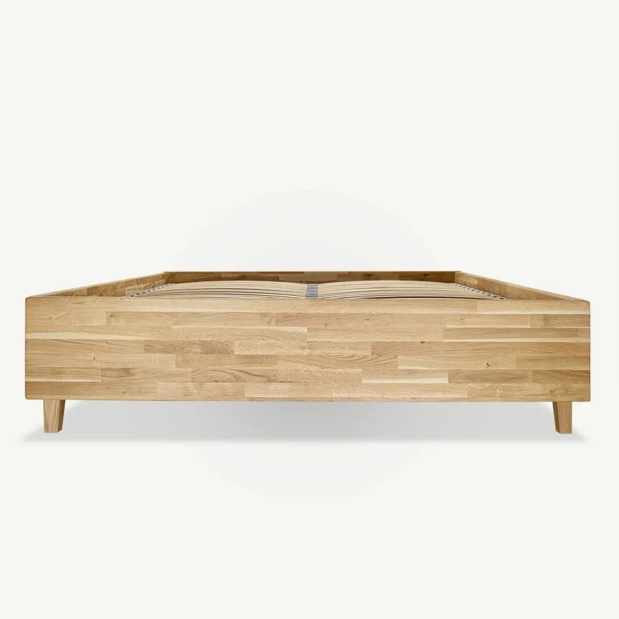 Lit coffre bois moderne  collection Frame