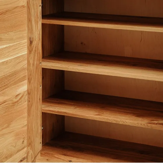 Meuble chaussure en bois avec étagères collection Oslo