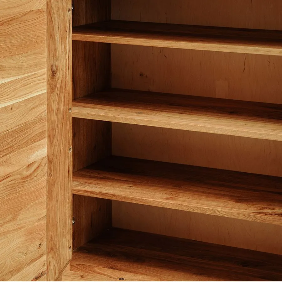 Meuble chaussure en bois avec étagères collection Oslo