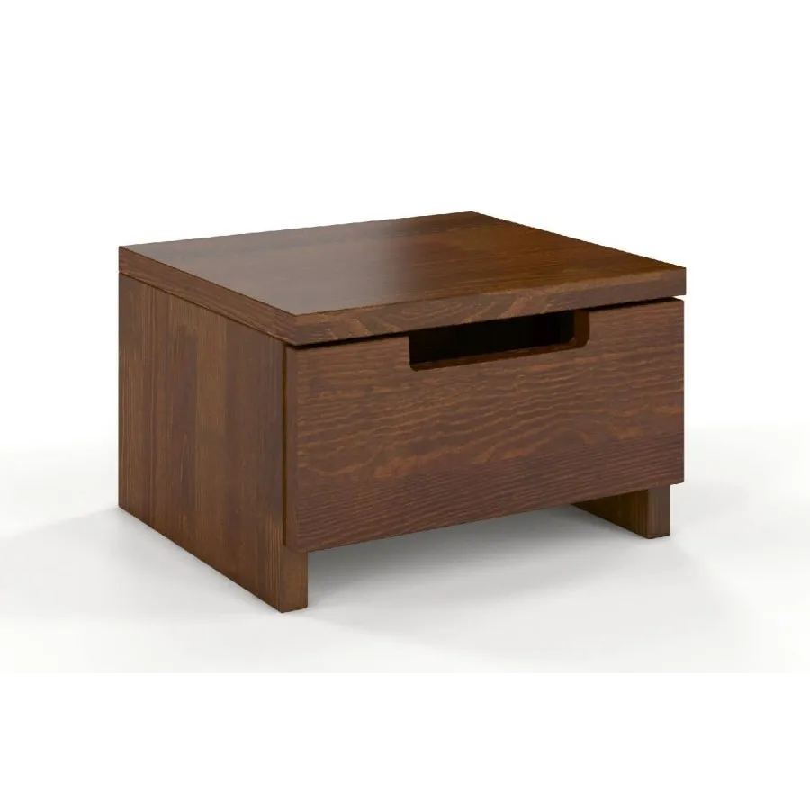 Chevet pin finition noyer collection ZENNO