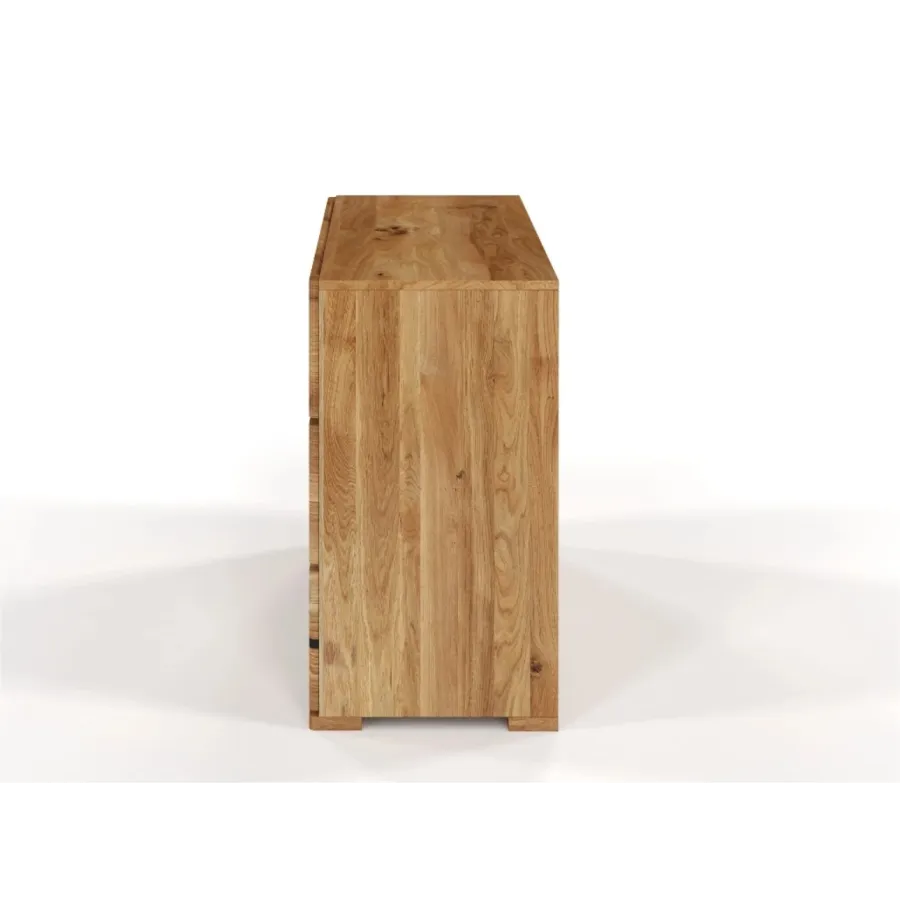 Commode bois chêne massif chambre adulte Nicea