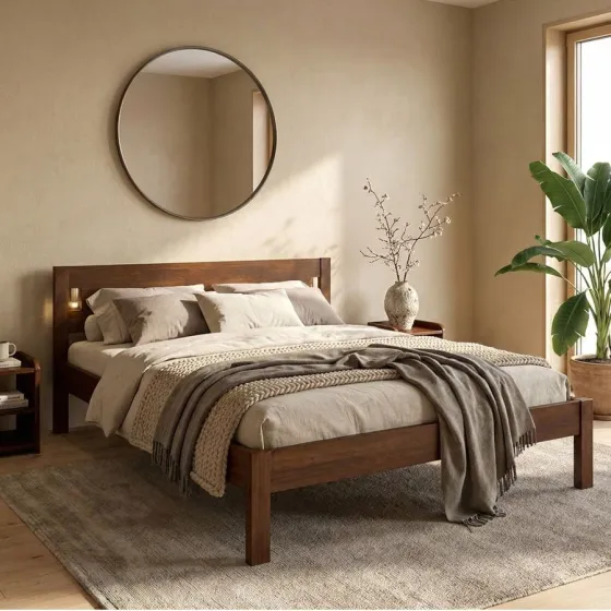 Lit pin massif 140x200 collection Niko