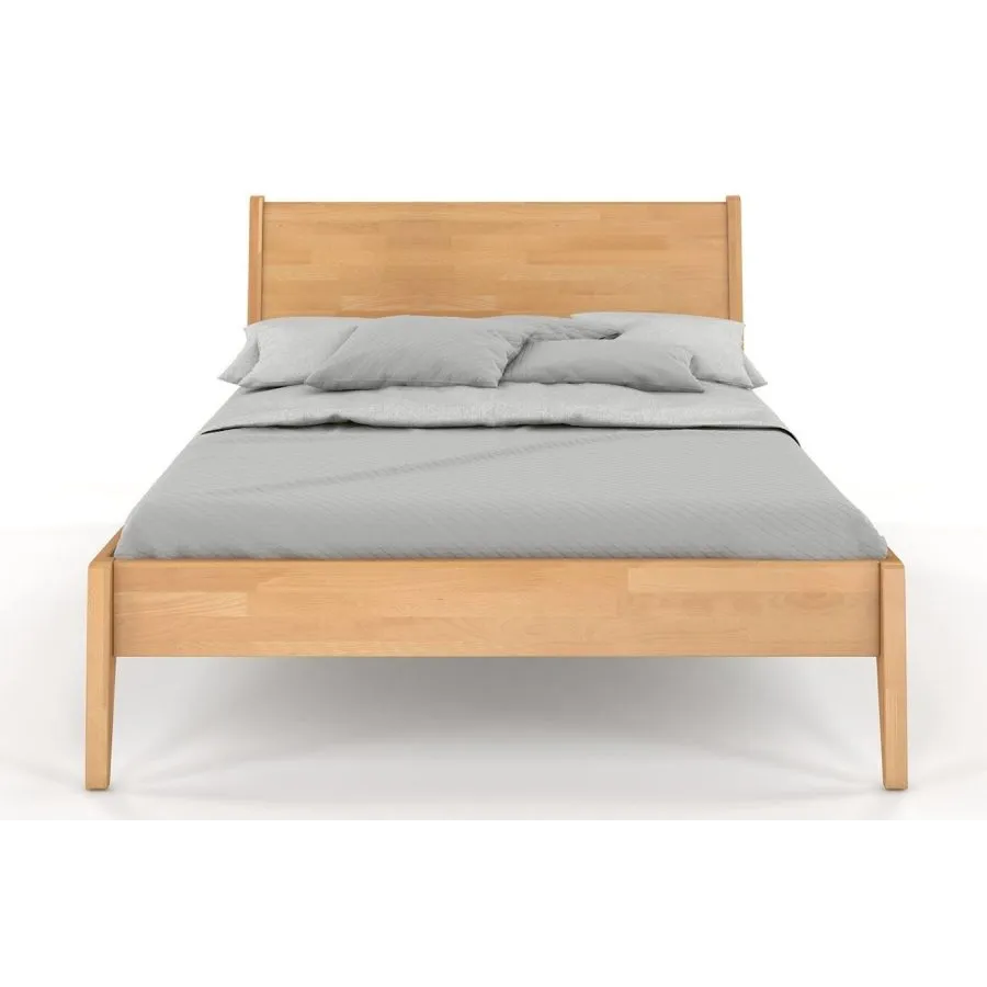 Lit en bois massif adulte finition naturel collection VENISE