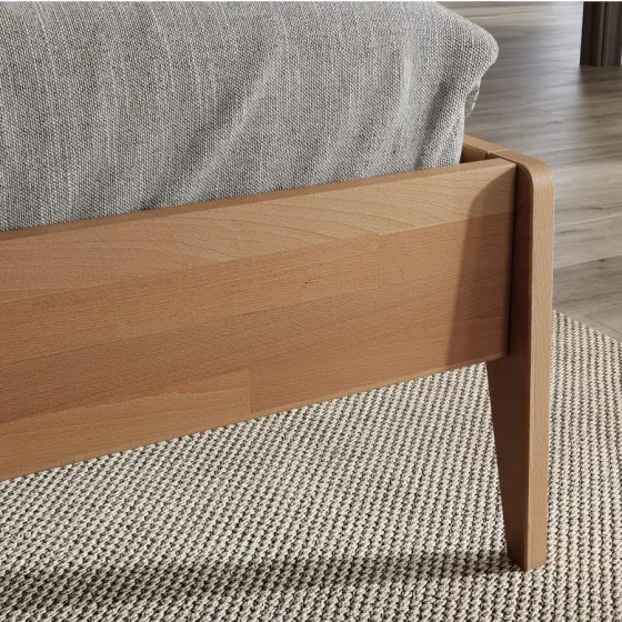 Lit en bois naturel adulte 140x190 VENISE