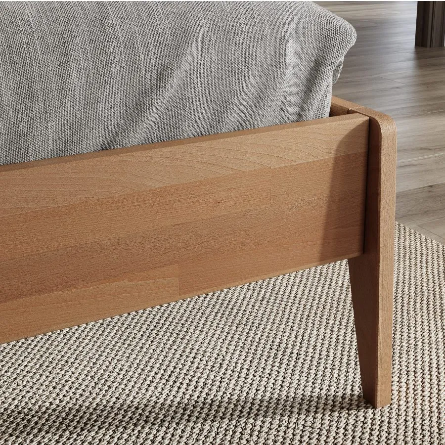 Lit en bois naturel adulte 140x190 VENISE