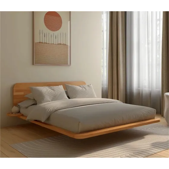Lit en bois massif design collection Kobe