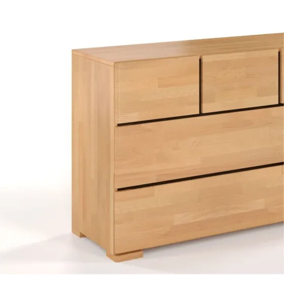 Commode bois massif naturel style scandinave MODERNA