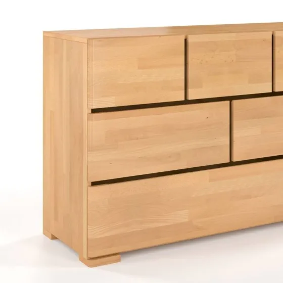 Commode solide 100% en bois massif collection MODERNA