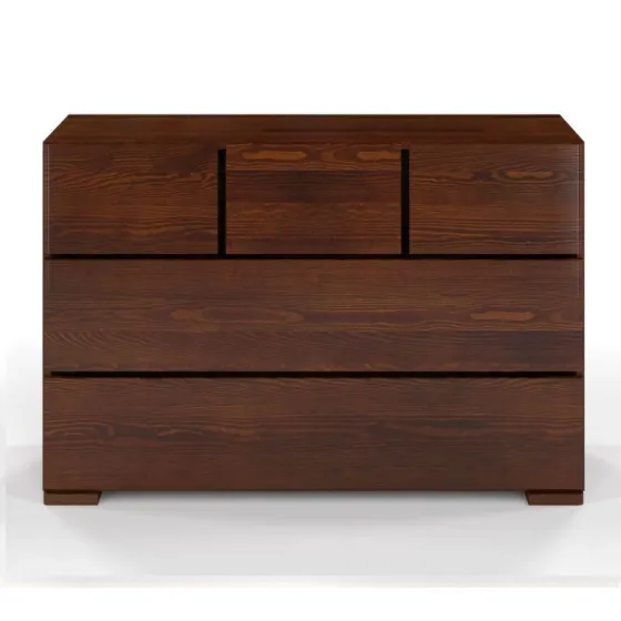 commodes en bois en pin massif  5 tiroirs collection MODERN