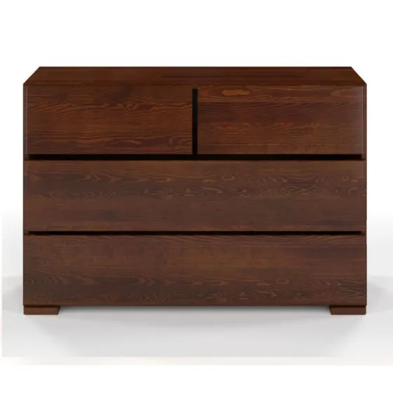 Commode en bois pin massif 4 tiroirs collection MODERN