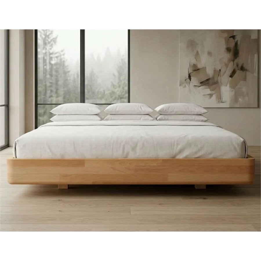 Cadre de lit en  bois 180x200 collection MOOD