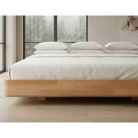 Cadre de lit 160x200 bois collection MOOD