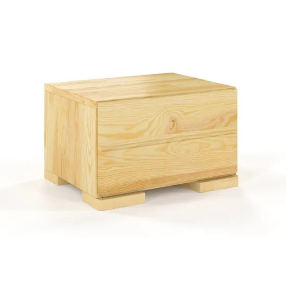 Table de nuit en pin naturel collection INDIGO