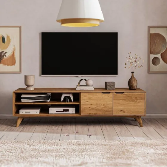 Meuble télé 180 cm en bois collection SVEN