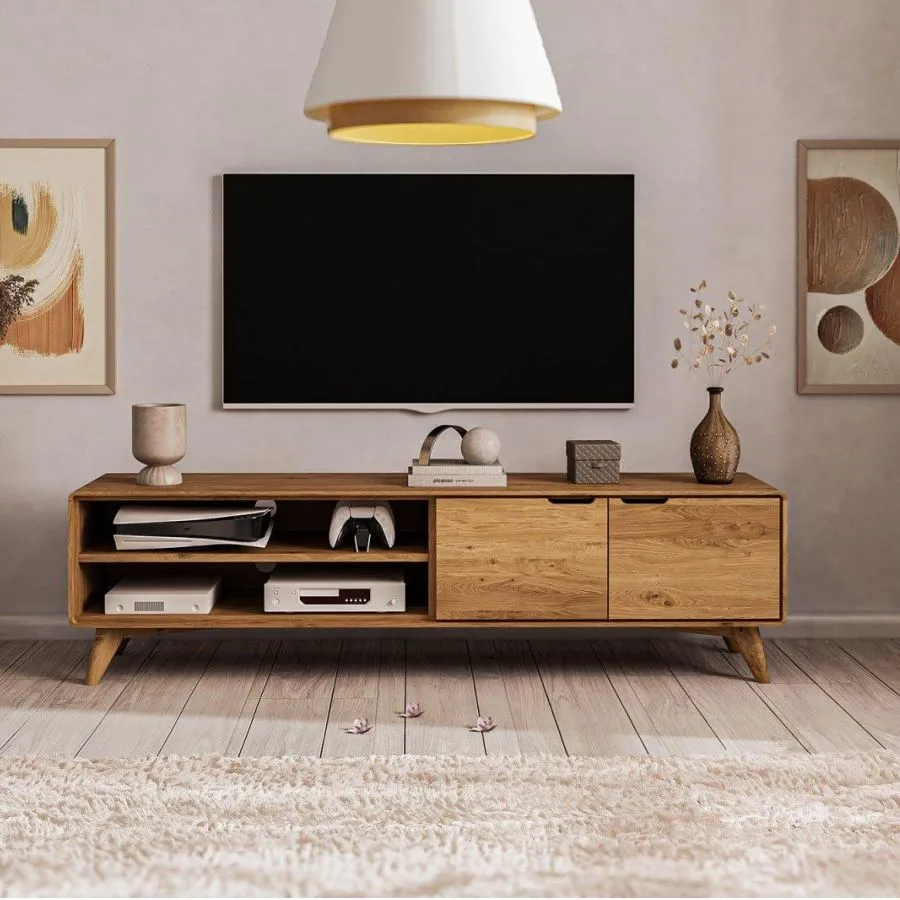 Meuble télé 180 cm en bois collection SVEN