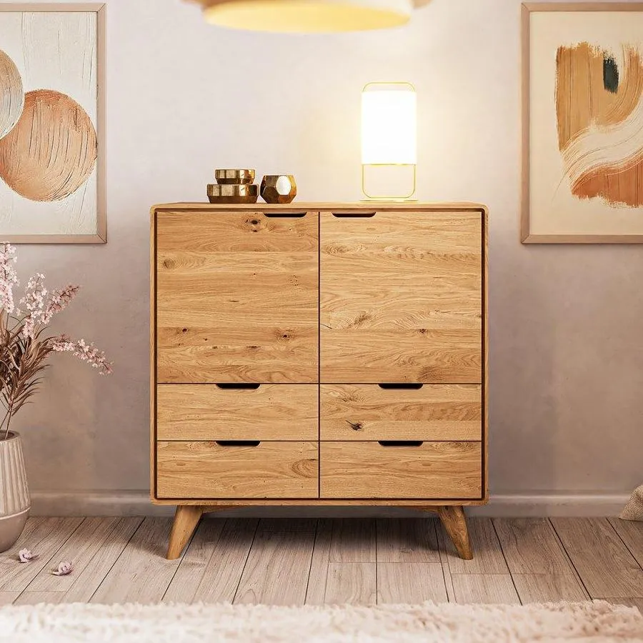 Commode chêne massif collection Sven