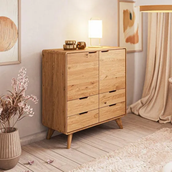 Commode bois chêne massif collection Sven