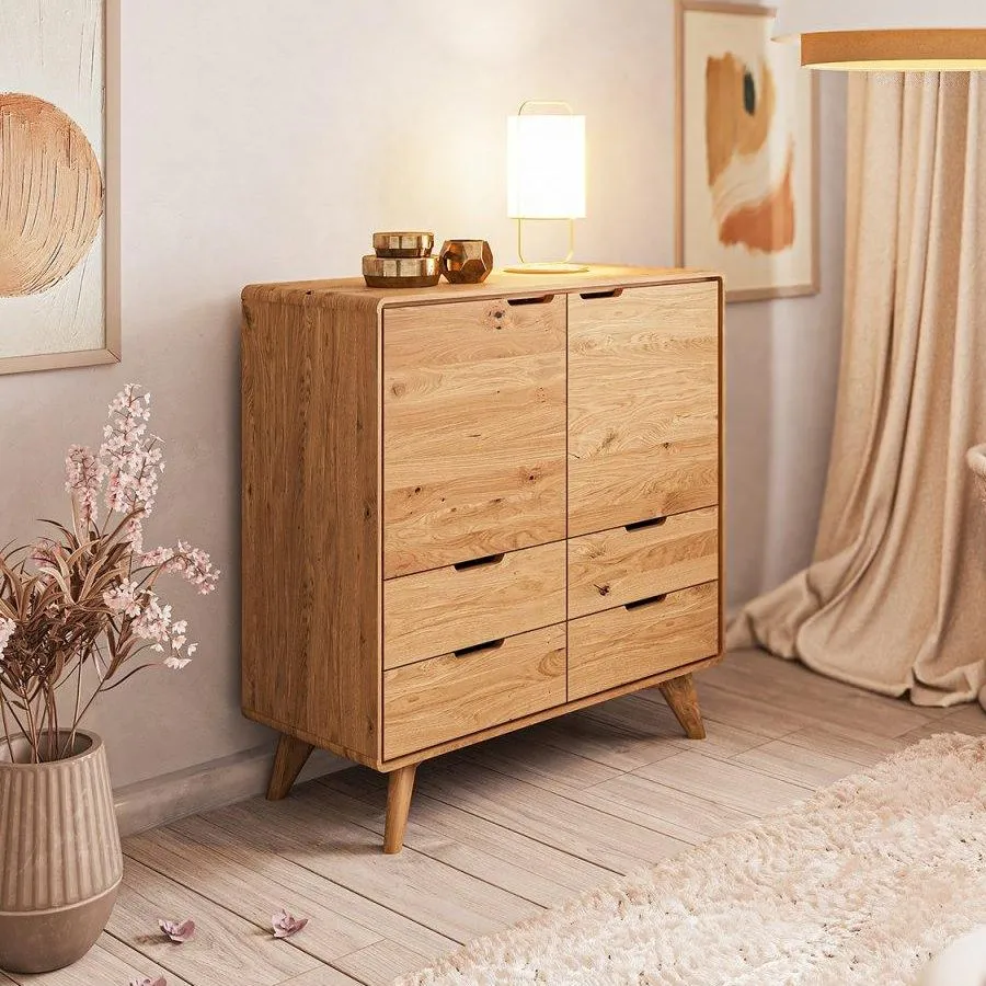 Commode bois chêne massif collection Sven