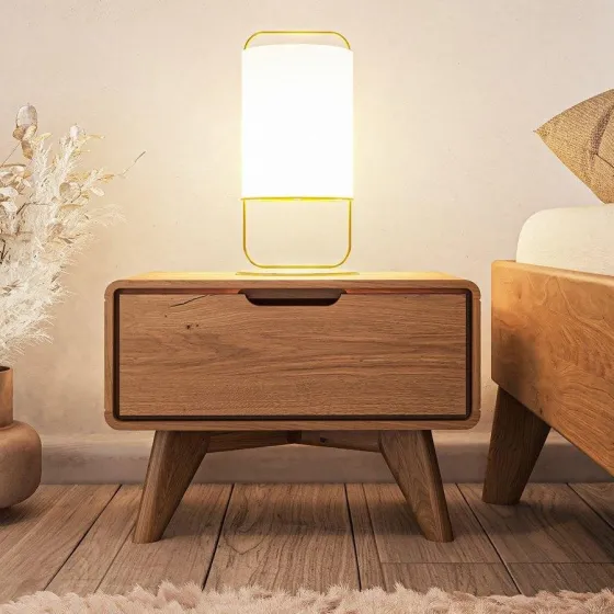 Table de chevet bois massif collection Sven