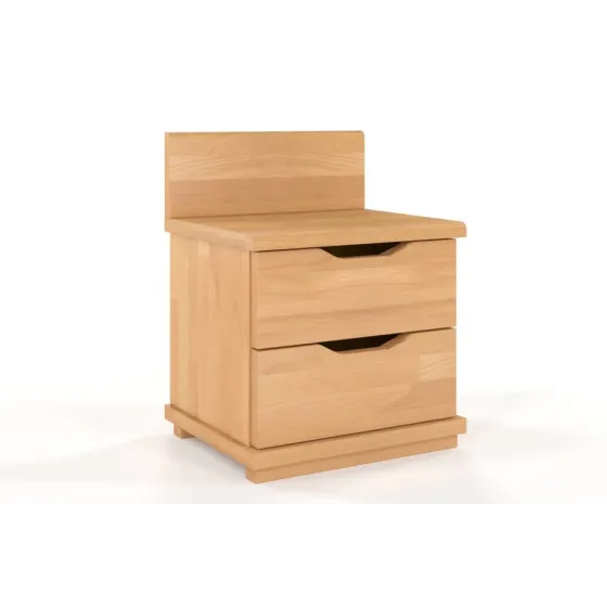 Table de chevet bois naturel 2 tiroirs MODENA