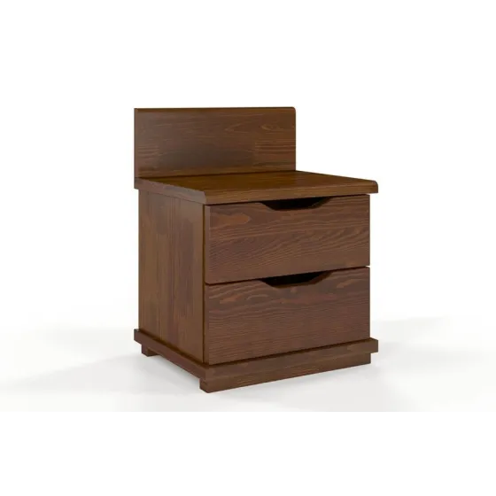 Table de chevet pin noyer collection MODENA