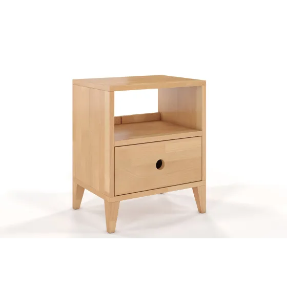 Table de chevet en bois massif 1 tiroir collection VERO