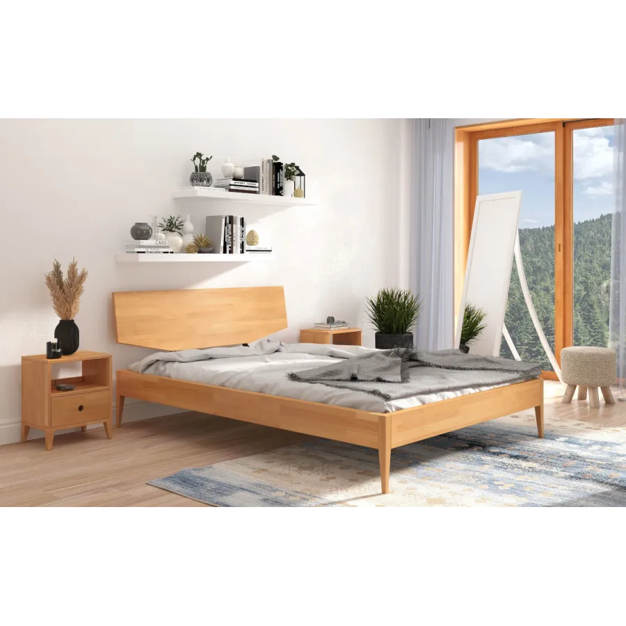 Table de chevet en bois chambre adulte collection VERO