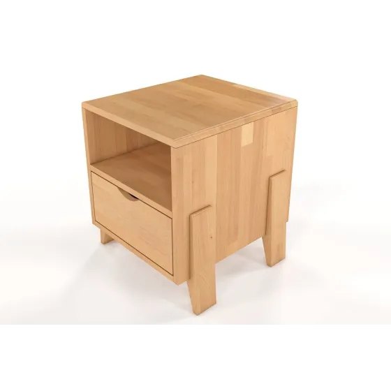 Table de nuit 100% bois naturel collection NINA