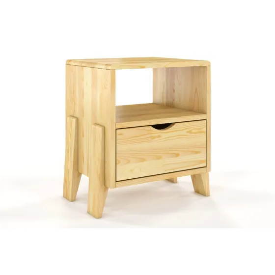 Table de chevet pin naturel collection NINA