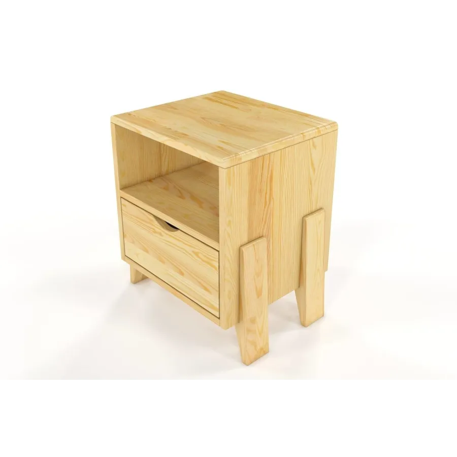 Table de chevet 100% pin naturel collection NINA
