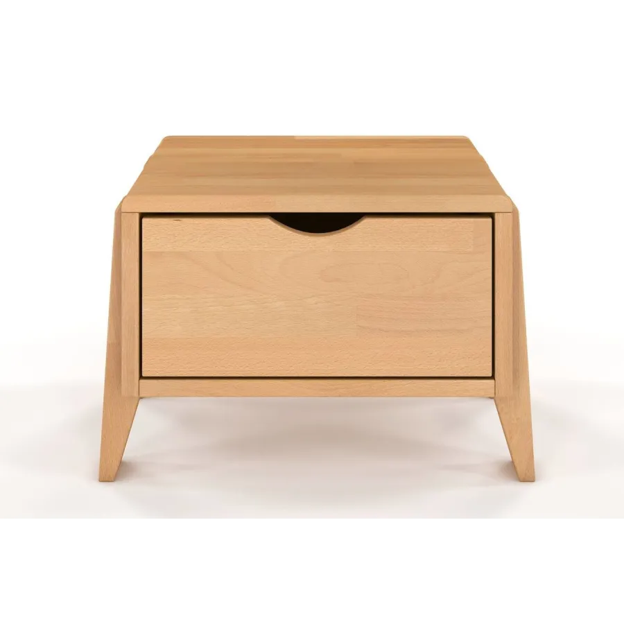 Table de nuit en bois naturel collection MOVE