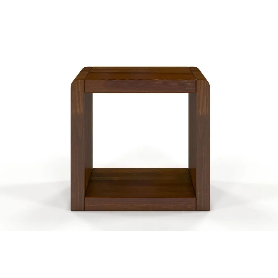 Chevet en pin massif couleur noyer design collection SLATE