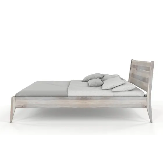 Lit en chêne blanchi 140x190 collection VENISE