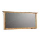 Miroir en bois massif — cadre et contour bois