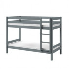 Lit Superposé en Bois Massif Naturel Ameublement Chambre Enfant 