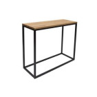 Console en Bois Massif Naturel pour Hall Entrée, Couloir, Salon