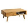 Table basse en bois massif