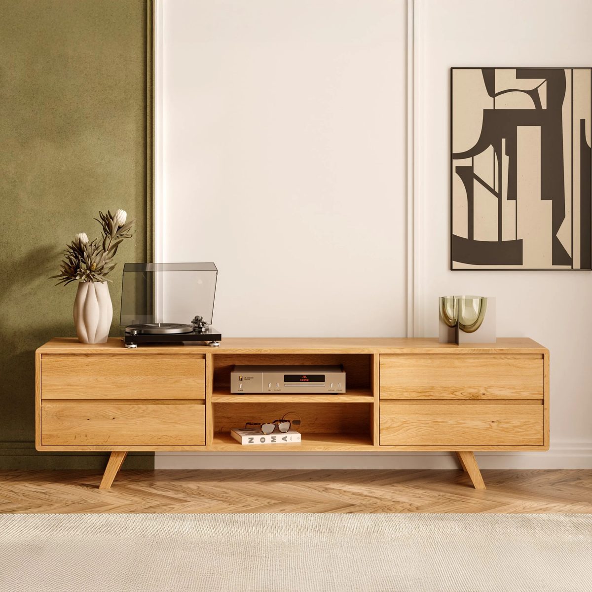 Meubles de salon en bois massif : beaux, solides et durables