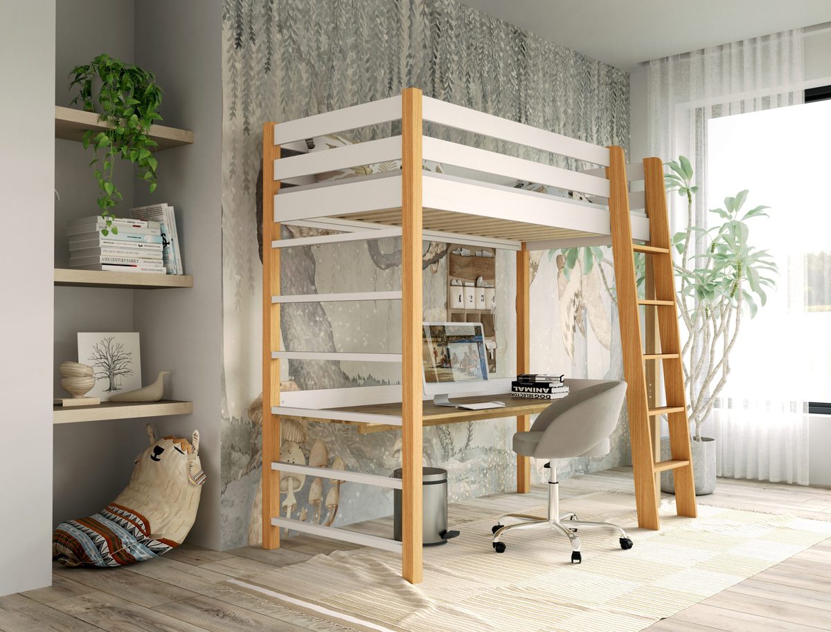 Meubles de chambre enfant en bois massif, pour un espace chaleureux et sûr